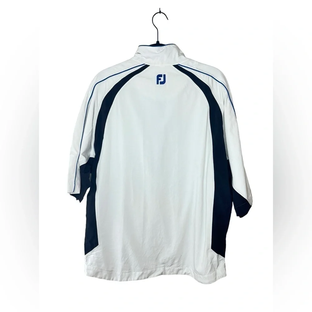 Footjoy Dryjoys FJ Tour Collection Windbreaker Golf Jacket Size M White